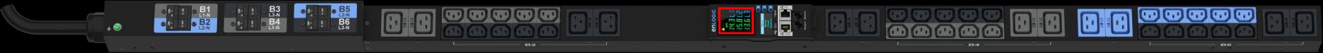 Enlogic PDU med display og strømudtag