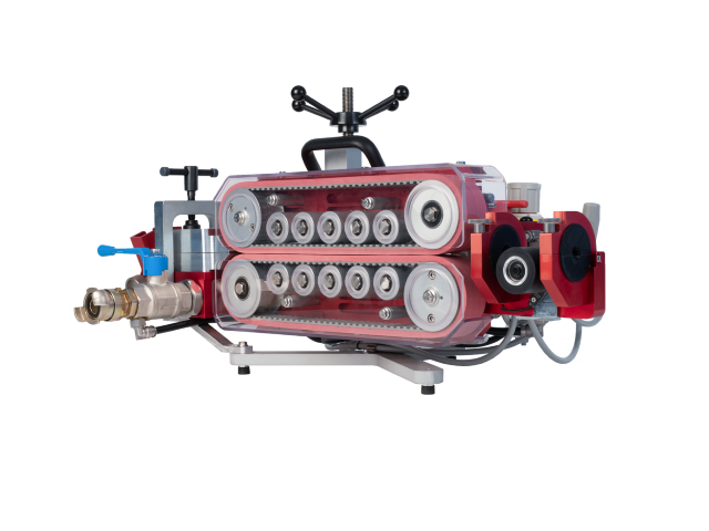 Jetting blæsemaskine V3 set fra siden