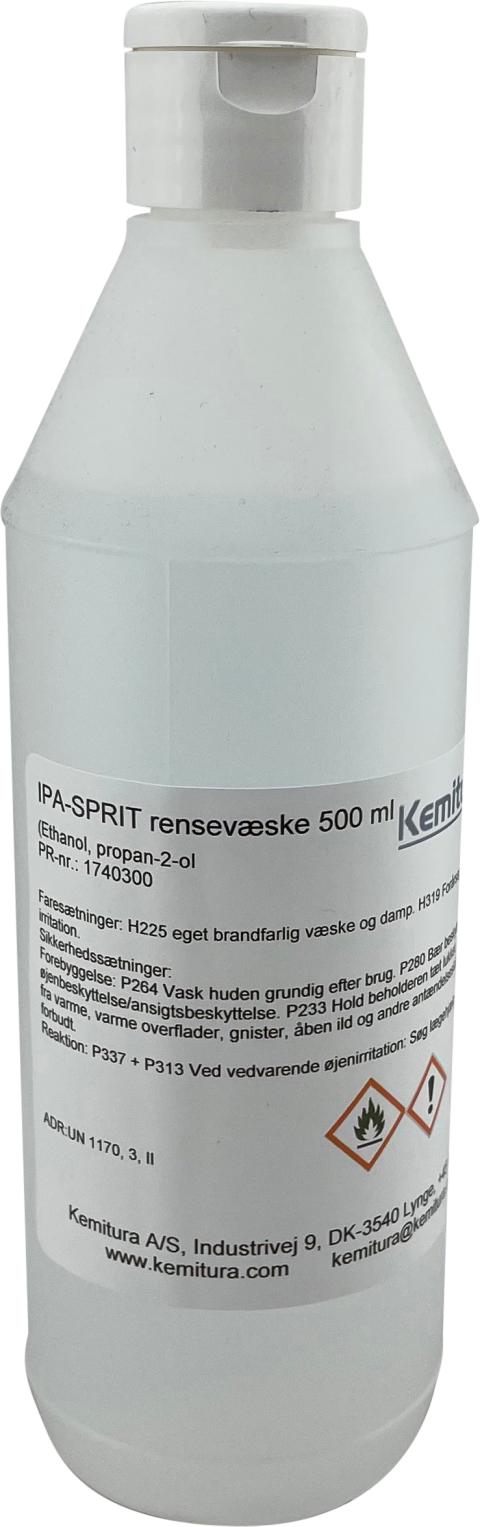 Isopropyl 500 ml med vippelåg