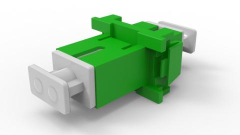 CommScope Adaptor SC/APC Simplex singlemode med samleledsholder