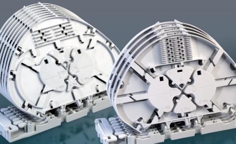 CommScope FIST Splidsekort modul - 4 kort à 4F - SMOUV 4UMS FIST-SOSA2-4SC-S