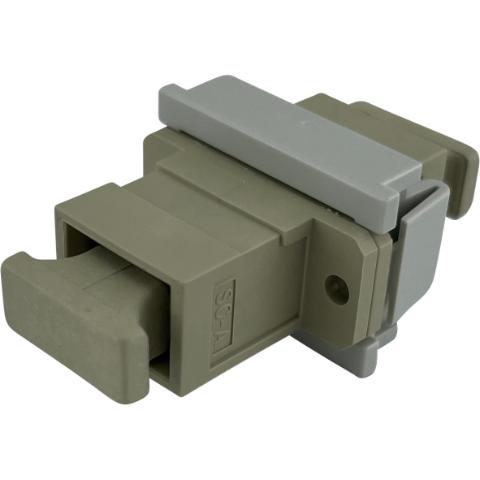 CommScope Adaptor SC/PC Simplex Beige Multimode med samleledsholder