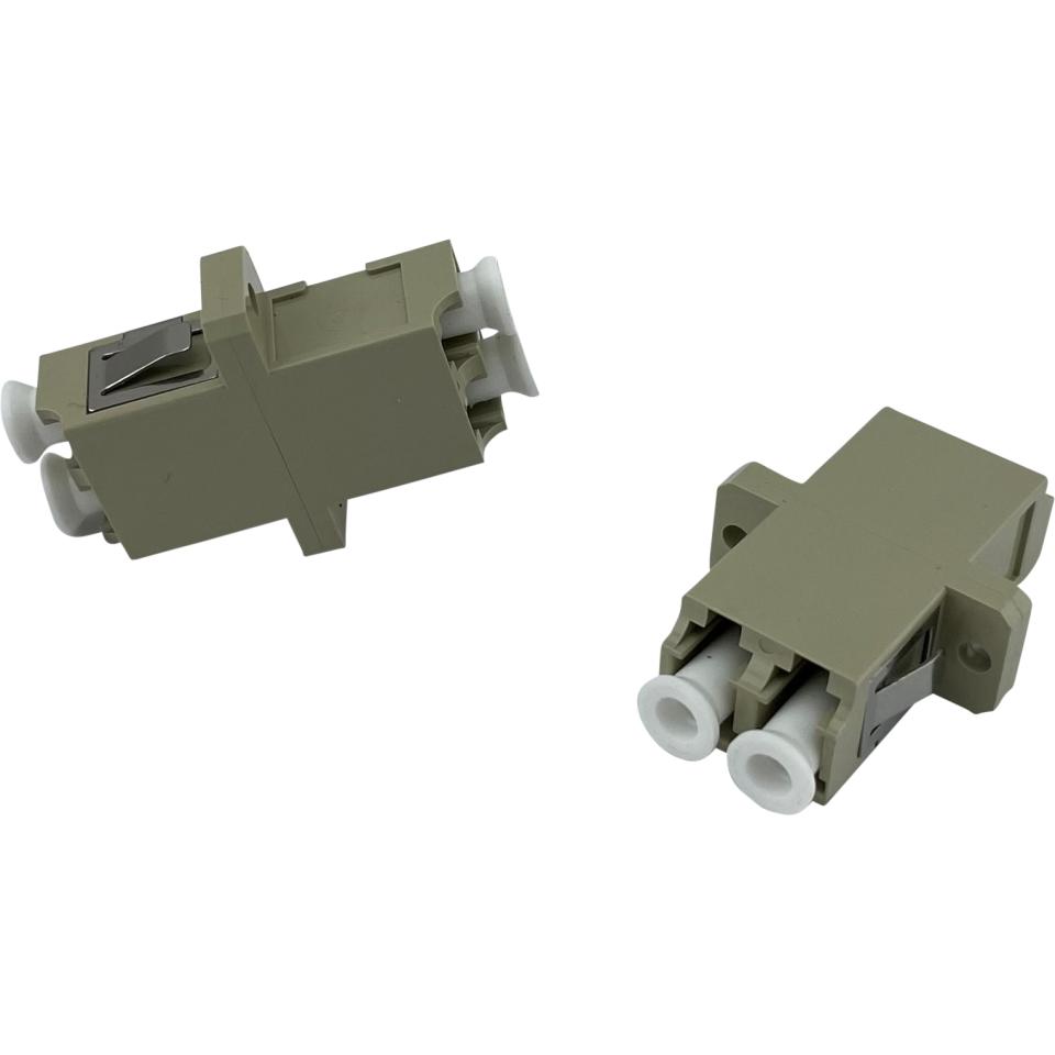 Adaptor LC/PC - LC/PC MM Duplex beige SC footprint