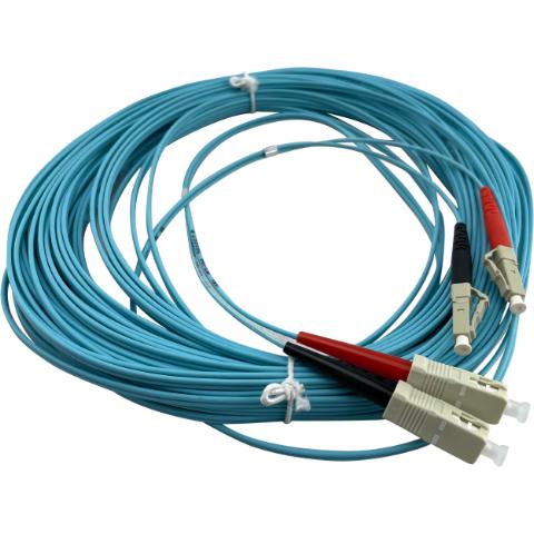 Patchkabel LC/PC - SC/PC Duplex OM3 1,6x3,2mm 20M