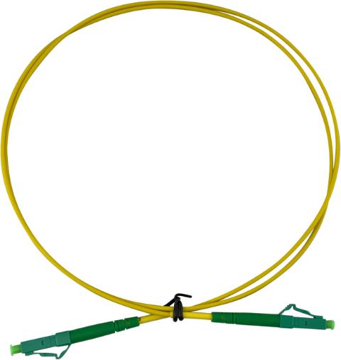 ECS Patchkabel LC/APC - LC/APC Simplex 9/125µm 2,0mm 5,0m