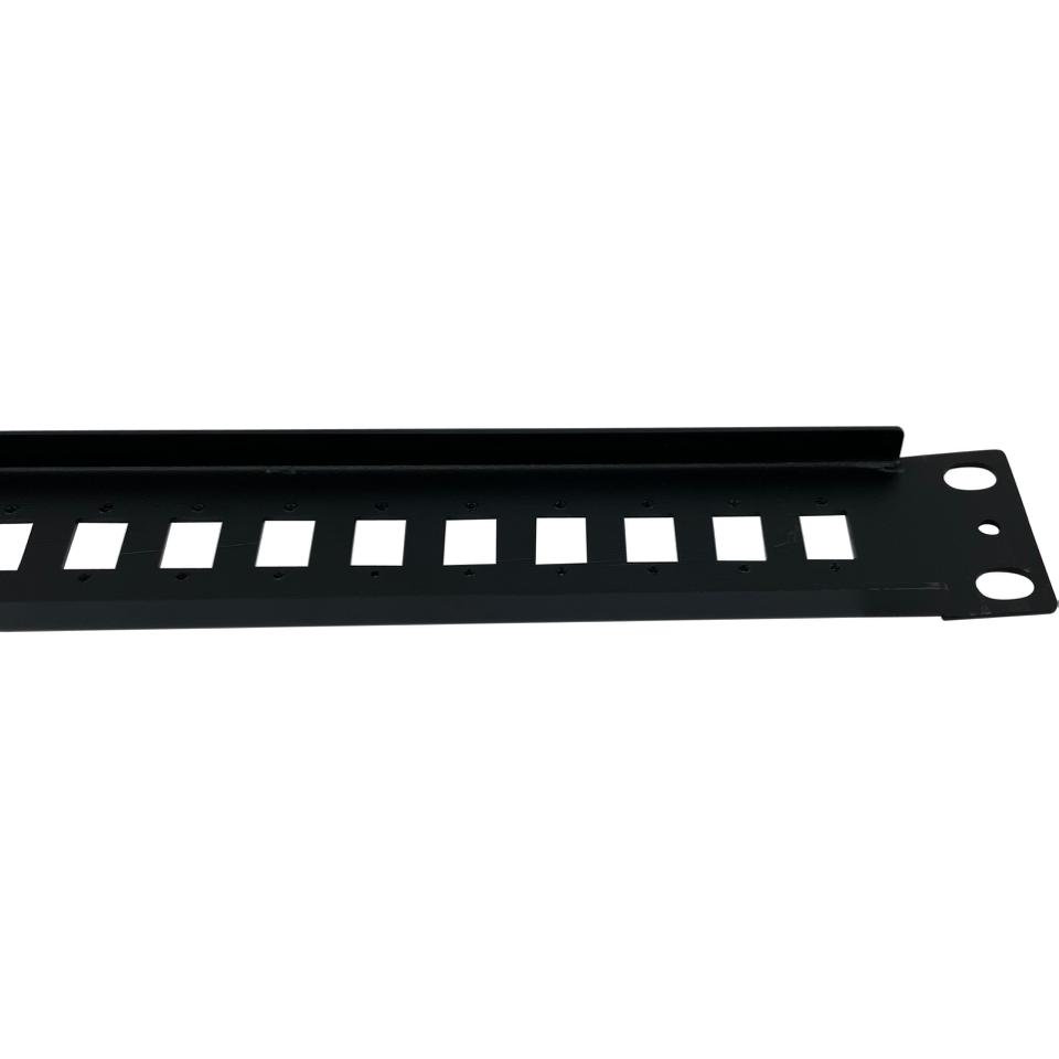 19" Forplade 1HE 24x LC Duplex huller