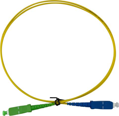 Patchkabel SC/APC - SC/UPC Simplex 9/125µm 2mm 0,5M