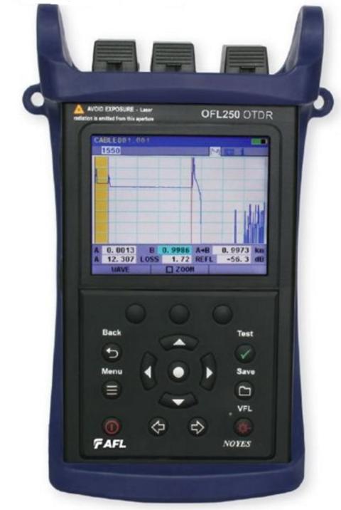 AFL OTDR OFL250 SM 1310/1550/1625 nm håndholdt
