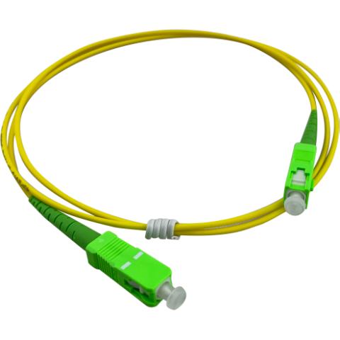 Patchkabel SC/APC - SC/APC Simplex 9/125µm 2mm 1M