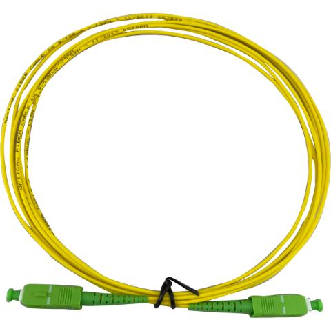 ECS Patchkabel SC/APC - SC/APC Simplex 9/125µm 2,0mm 3,0m