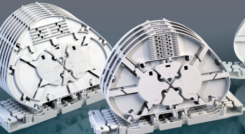 CommScope FIST Splidsekort modul - 2 kort à 24F - SMOUV 6UMS FIST-SOSA2-2MS-S