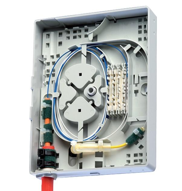 CommScope Udendørs kundeboks FTUO 2017 version, grå - 12 fiber