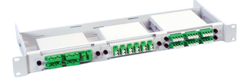 CommScope 19" OCM1+2 splitterholder 1HE ramme til 3x OCM1/LGX eller 6x OCMF