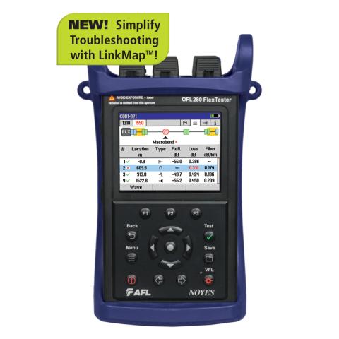 AFL OFL 280 Multifunktions Tester OTDR - 1310/1550/1625nm Powermeter/Lyskilde Lyspen