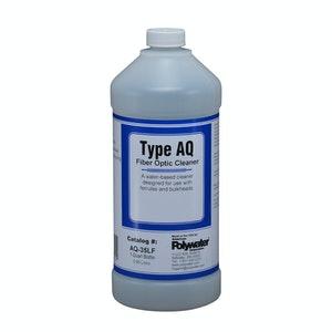 Polywater AquaKleen - Fiber Optic Cleaner Fliplåg 0,95L. Vandbaseret. Til splidsning og end-fase rensning