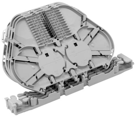 CommScope FIST Splidsekort modul 4 kort á 12F - SMOUV 4UMS Bøjningsradius ø20mm EAN 7330268116568 FIST-SOSA2-4SLE-S