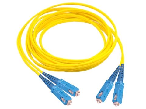CommScope Patchkabel SC/UPC - SC/ UPC Duplex 9/125µm Semitight LSZH tuned Ø1,7mm 10M