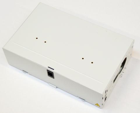 CommScope GPS219" splidse/patchskuffe m/1 patchenhed (TH) og splidseenhed (TV). 6x GPST 12 kort, 72 LC/APC duplex samleled og 144 SM pigtails