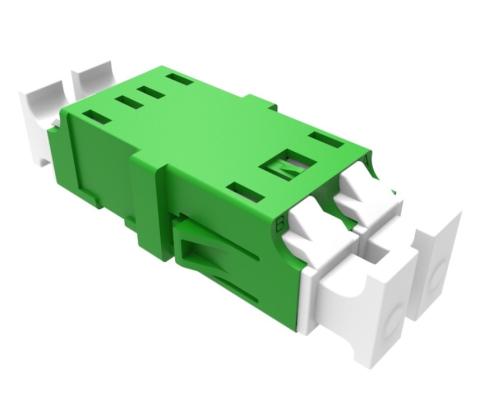 CommScope Adaptor LC/APC Duplex uden flange HQ ceramic sleeve