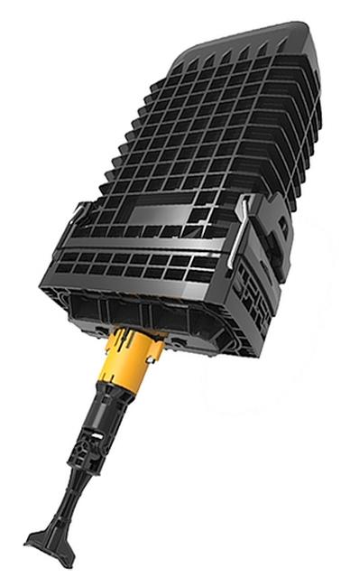 CommScope Tenio C fibersplidsemuffe op til 192 fibre. Op til 8xC kassetter (24 splidsninger pr. kassette)