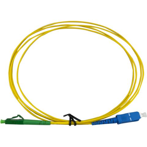 ECS Patchkabel LC/APC - SC/UPC Simplex 9/125µm semitight LSZH Grade B Tuned 1,7mm Corning fiber SMF28 2,0m