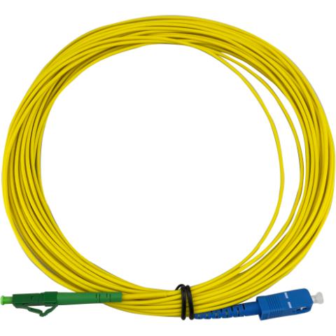 ECS Patchkabel LC/APC - SC/UPC Simplex 9/125µm 2,0mm Grade B, tuned connector 10,0m