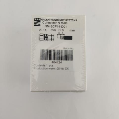 RFS Connector N-Male SCF 1/4" OMNI Fit Premium D01 family