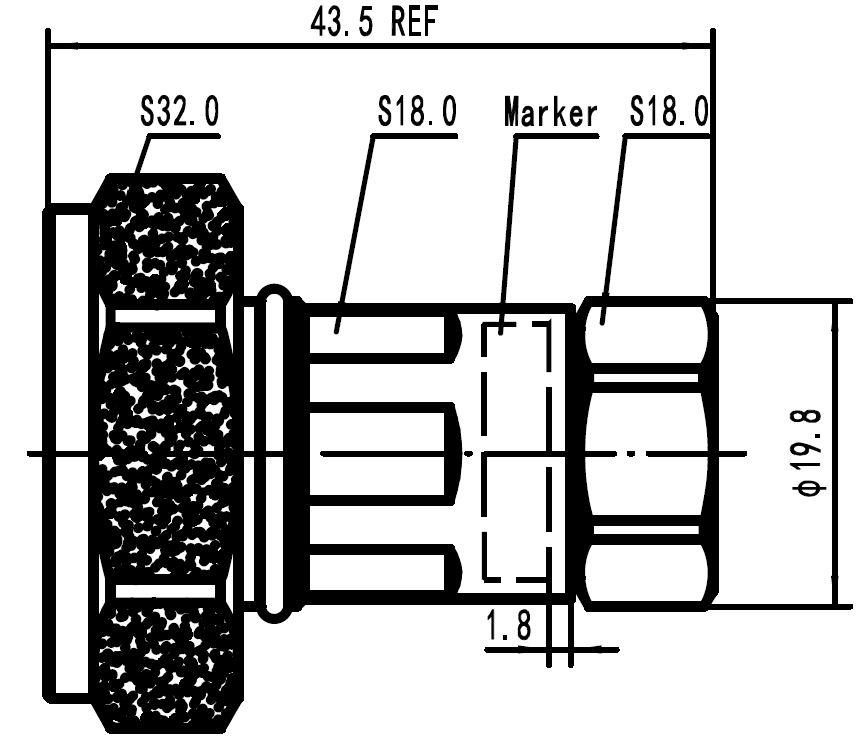 RFS Connector 7-16 Male SCF ½" OMNI FIT Standard CO3 family