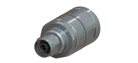 RFS N Male Connector for 7/8" Coaxial Cable, OMNI FIT™ Premium, Straight, O-Ring and 360° compression sealing