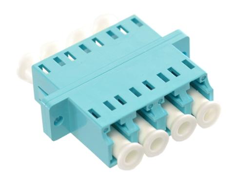 CommScope Adaptor LC/PC Quad OM3 aqua XG10Gb/s