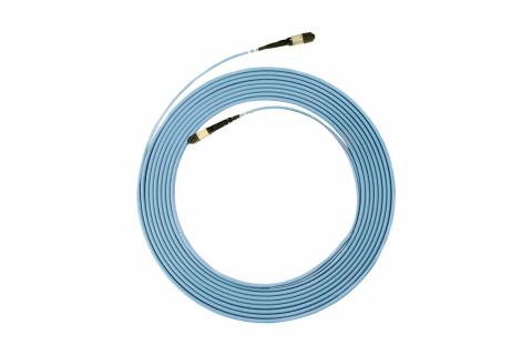 24 fiber MTP female/24 fiber MTP female G657A1 9/125µm yellow 4,5mm, 10M LSZH EuroClass Cca s1a d0 a1 Polarity A