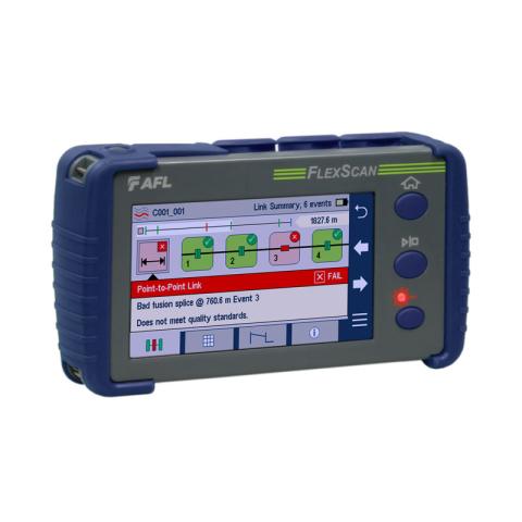 AFL OTDR Flexscan 1310-1550 VFL, OLS/OPM Bluetooth/WIFI Fiberring one-click Focus flex FS200-100-PRO-P1-W0 U-ENG-EU-SC/LC-ALC