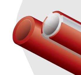 Duraline blæserør DB 7/4mm med stål og PE kappe