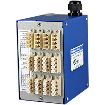 DIN Space - SNAP Patchpanel XL 48x LC Multimode beige adaptors