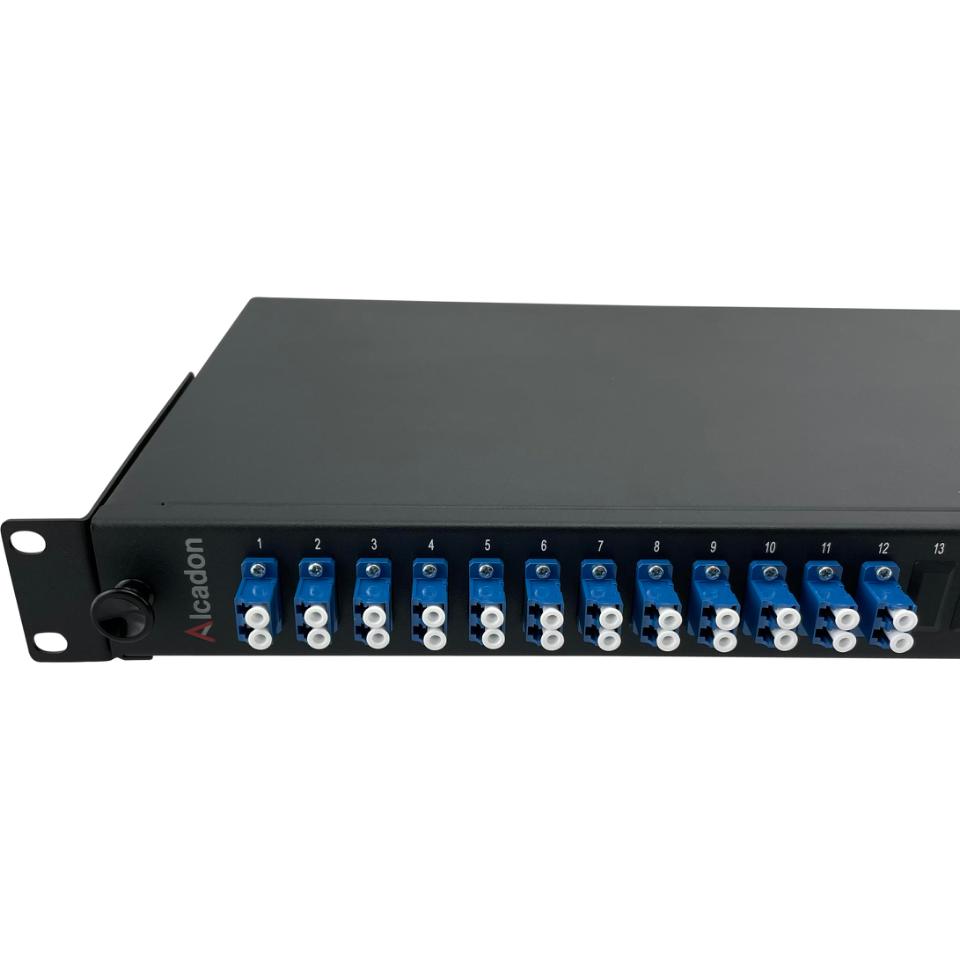 ECS 19 ODF Fiberpanel 1He 12xLC/UPC Duplex SM - komplet (Pre fix)