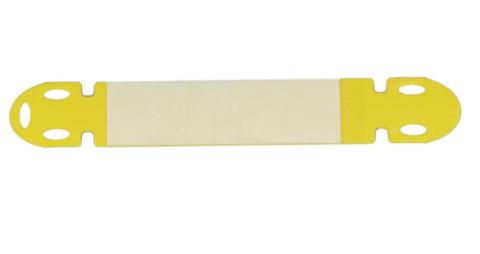 CabMark LMT Kabelmærke gul Laminat 100x15mm CabMark LMT Kabelmarkierung gelb Laminat 100x15mm 100 Stck/Bag