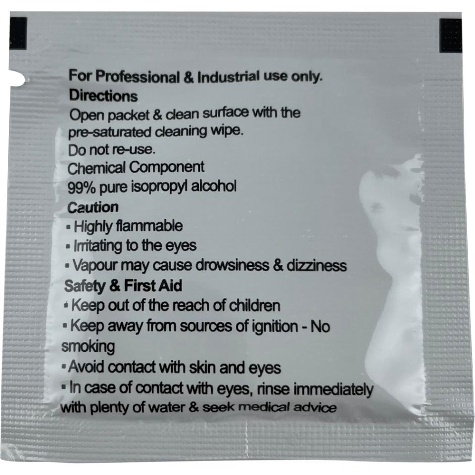 Renseservietter 1 stk. Cleanwipes, 50 stk. pr. pakke