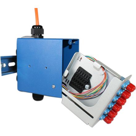 DIN Space - SNAP Patchpanel 12x LC Singlemode