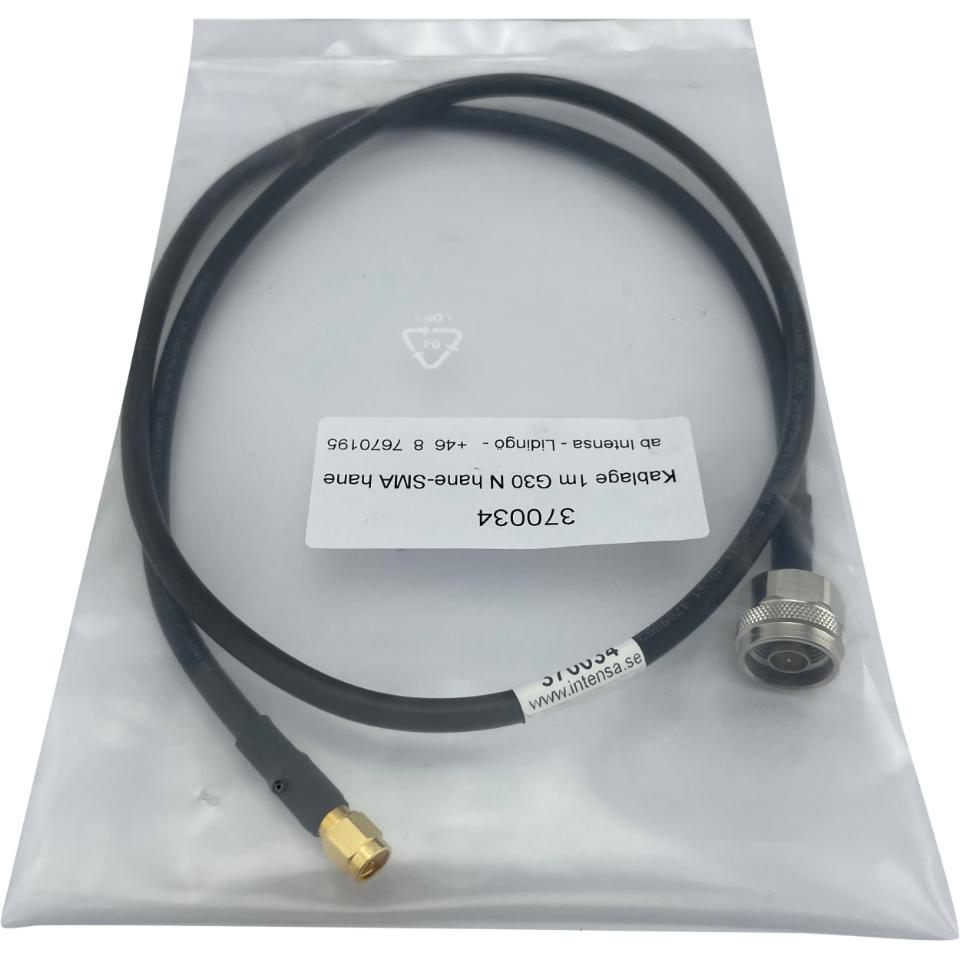 Cable assembly G30 N male - SMA male 1M