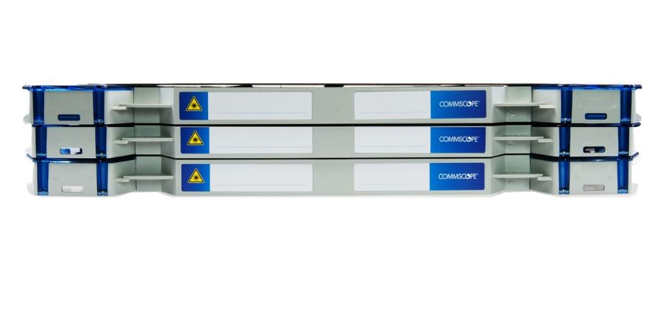 CommScope FACT V2 144 LC/APC Farvede pigtails udgang til højre