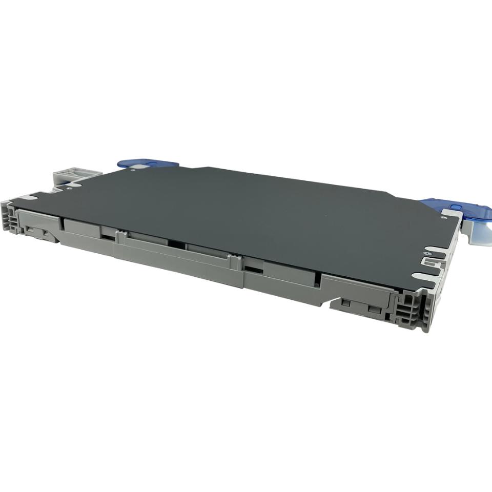 CommScope FACT V2 48 Patch/Splice LC/UPC 1E LC/UPC adapters and C-grade pigtails right-hand patch