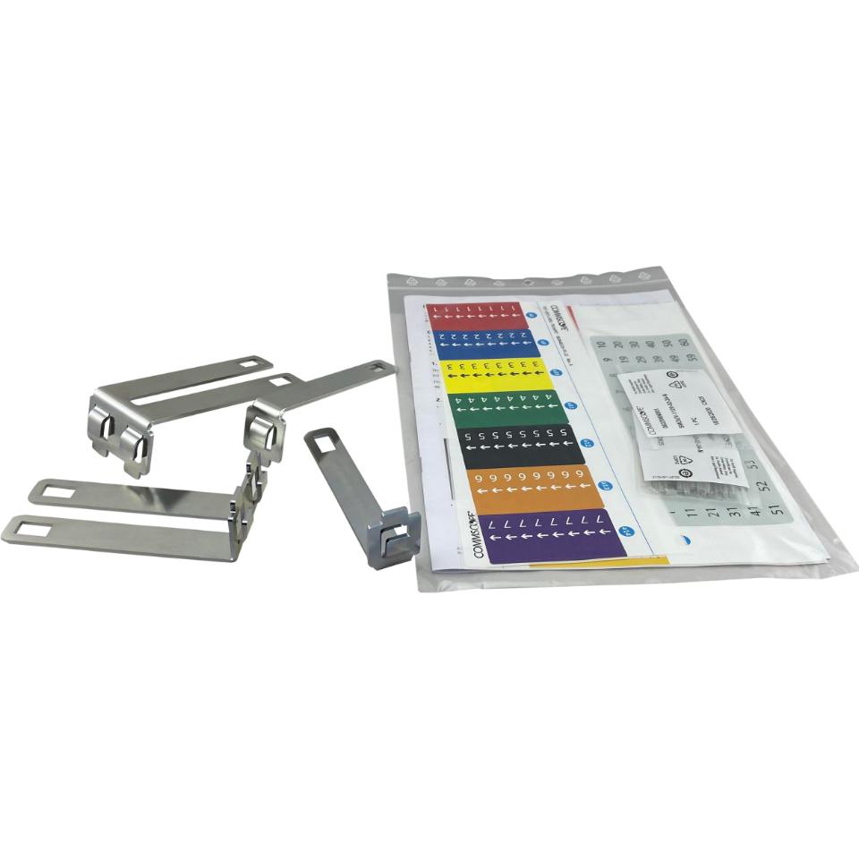 CommScope FACT V2 48 Patch/Splice LC/UPC 1E LC/UPC adapters and C-grade pigtails right-hand patch