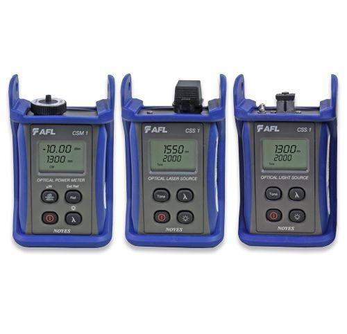 AFL Power Meter/light source kit CKSM-2 Kit indeholder: 1 stk. CSS1-MM, 1 stk. CSS1-SM 1 stk. Powermeter CSM1-2
