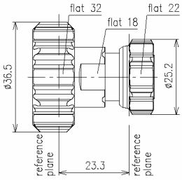RFS Adaptor 7-16 Male til 4-3-10 Male 716M-43M