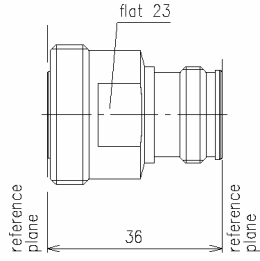 RFS Adaptor 7-16 Female til 4-3-10 Female 716F-43F