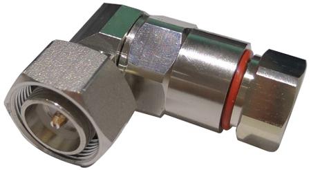 RFS Connector 4.3-10 Male Right Angle for SCF 1/2" OMNI FIT Standard C03 family 43MR-SCF12-C03