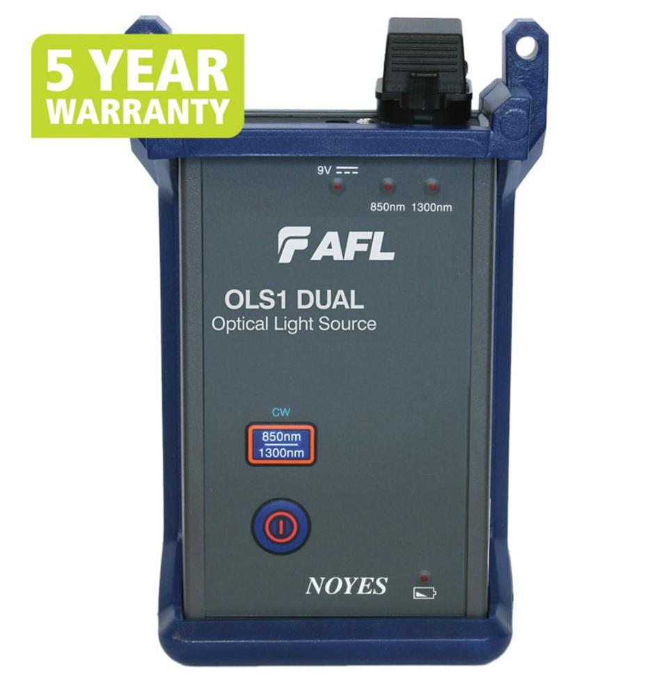 AFL Light Source OLS1- Dual LED, EF 850/1300NM GBE Ready, Two Port MM 50/125 µm LED Source SC Adaptor, SC/LC Connectors 2900-50-0003MR 8700-06-0005MR