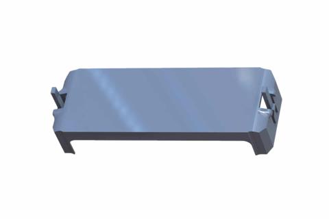 AFL UHD Blank Plate Grey RAL 7015 UHDBL01