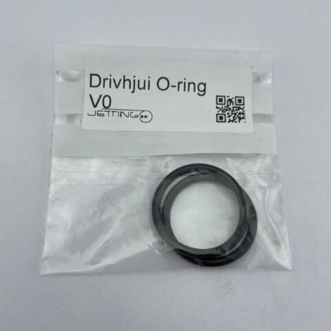 Jetting O-ring set til drivhjul V0/V0HD Sort gummi