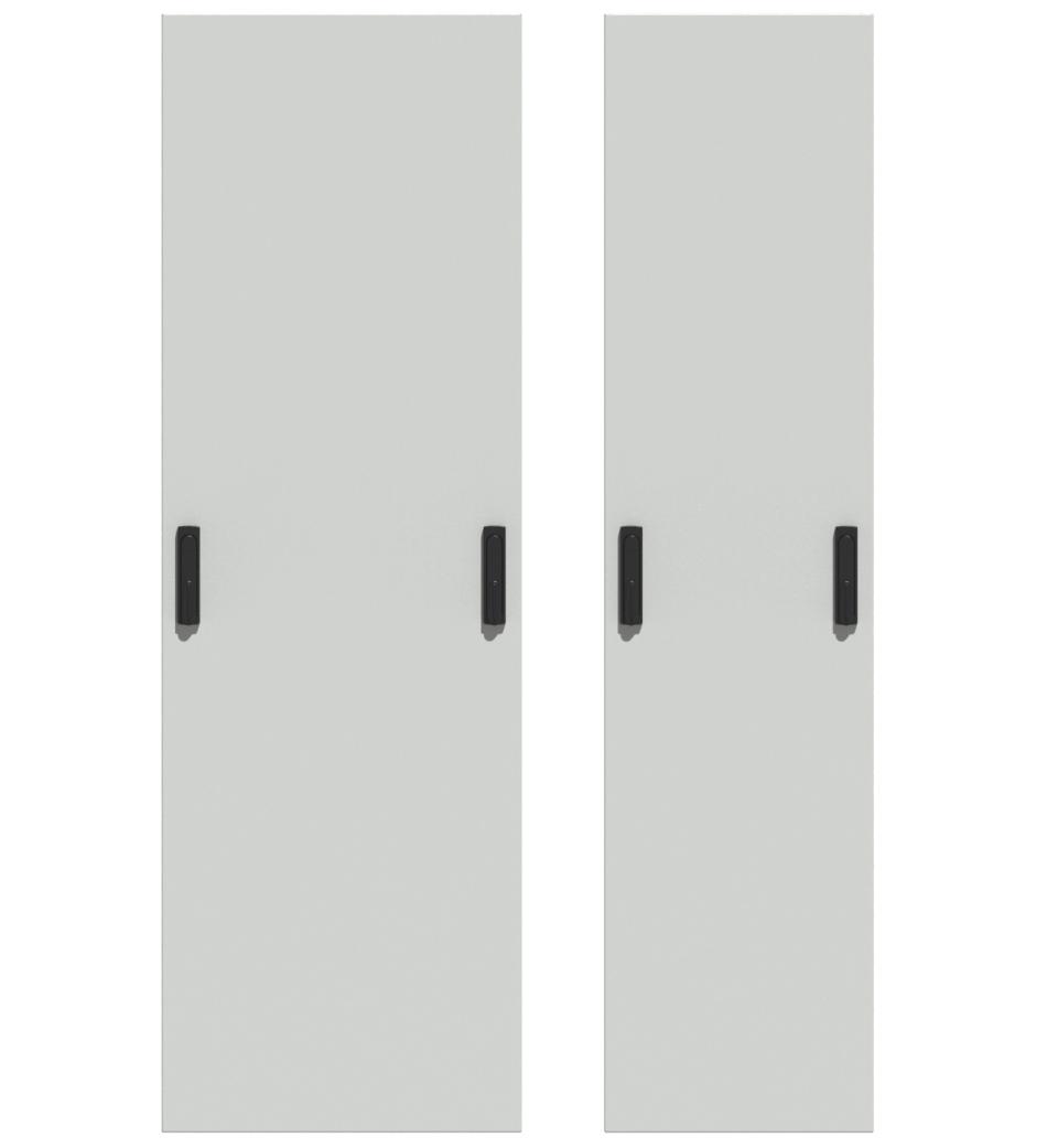 CommScope FACT Cross connect door kit set of 2pcs 2,2 m w. 2 door handles per door Compatible w.half Cilinder locks (not incl.) DIN 18252 (EN 1303)